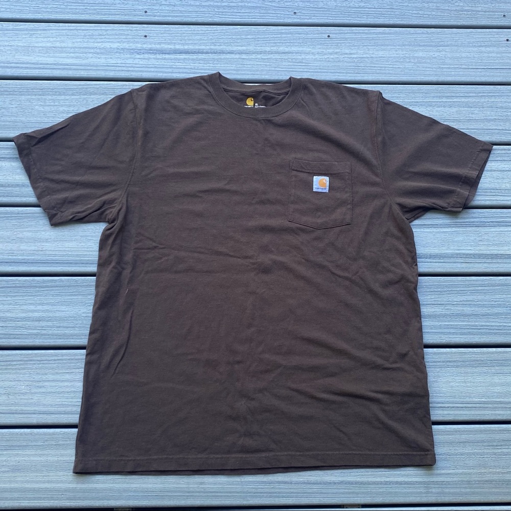 Carhartt Classic Brown Pocket Tee Men’s XL